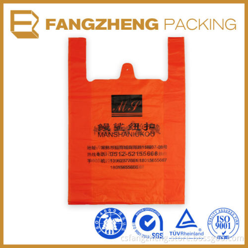 plastic bag t-shirt bag for China manufacturer shopping bag